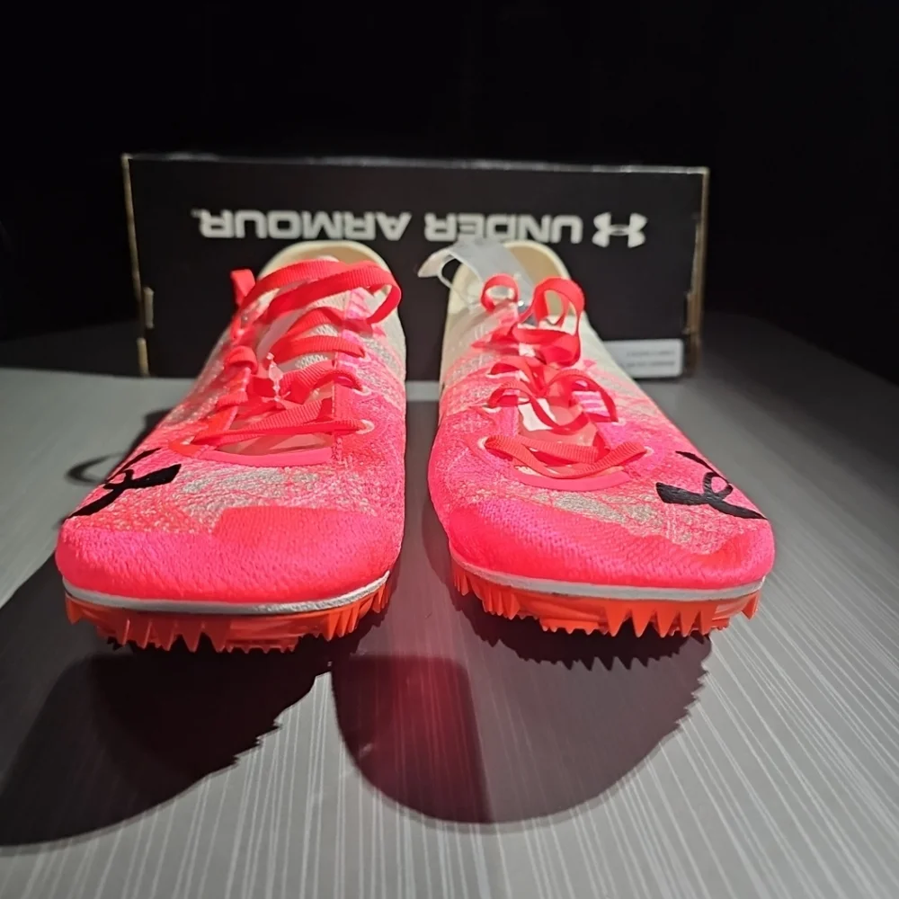 Under Armour UA SpeedForm Miler 2 Running Track Cleats Shoes Sz 11.5 3000020-103
